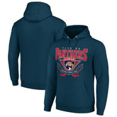 Florida Panthers Starter Team Logo Graphic Fleece Tri-Blend Pullover Hoodie - Navy - NHL