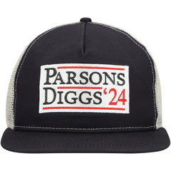 Dallas Cowboys New Era Election Trucker Golfer Snapback Hat Navy/Natural | NFL