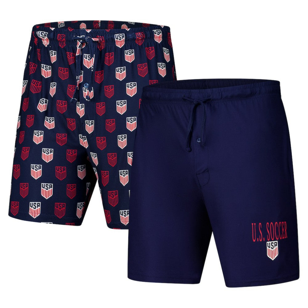 USMNT Concepts Sport Record 2-Pack Short Set Navy - FIFA World CUP