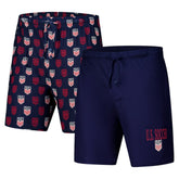 USMNT Concepts Sport Record 2-Pack Short Set Navy - FIFA World CUP
