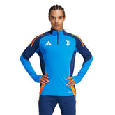 Juventus 2024/25 AEROREADY Raglan Quarter-Zip Training Top Blue | Adidas