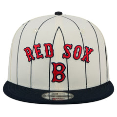 Boston Red Sox New Era Jersey Pinstripe 9FIFTY Snapback Hat - MLB