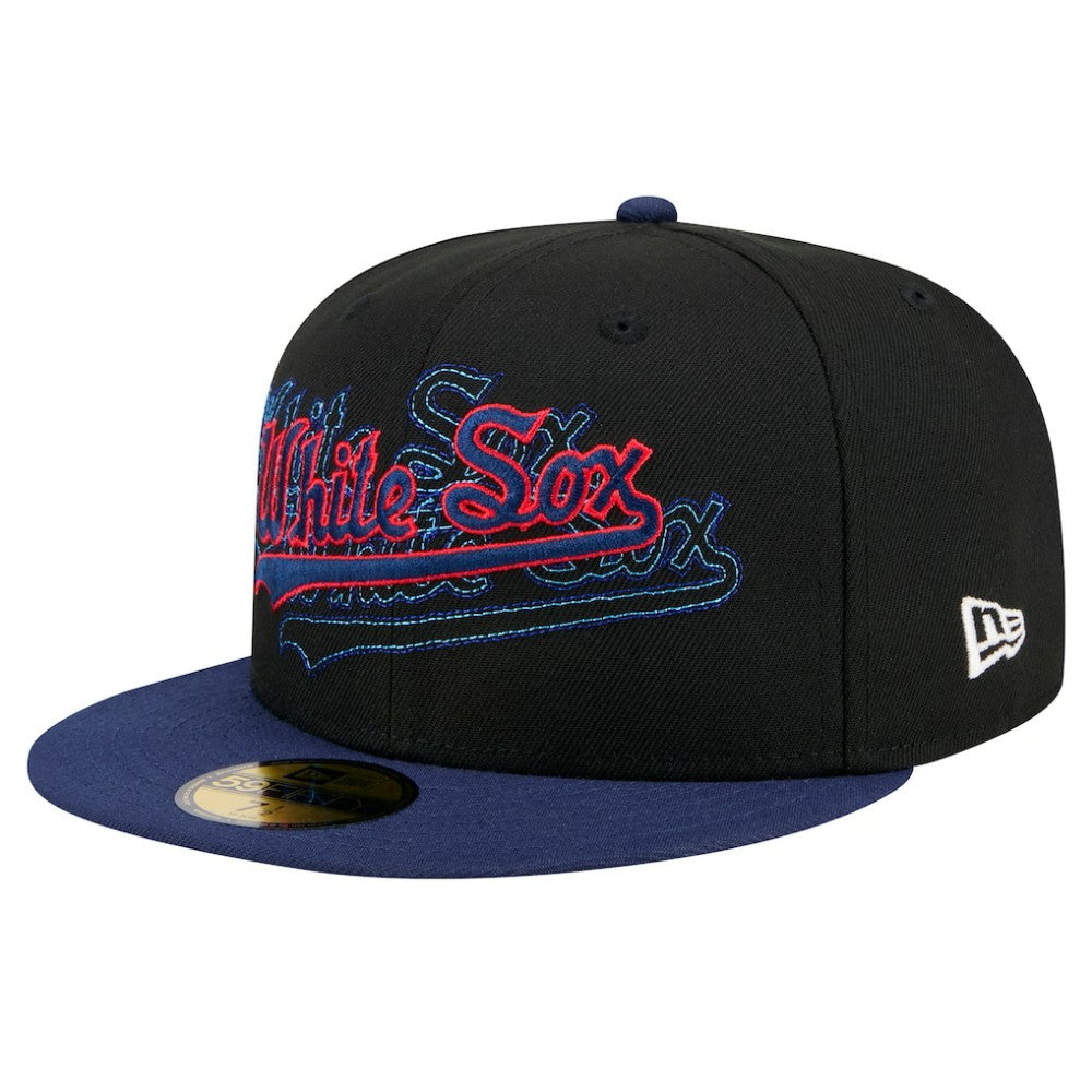 Chicago White Sox New Era Shadow Stitch 59FIFTY Fitted Hat - MLB