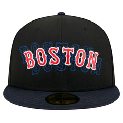 Boston Red Sox New Era Shadow Stitch 59FIFTY Fitted Hat - MLB