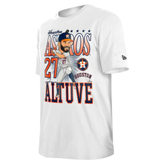 Jose Altuve Houston Astros New Era Caricature T-Shirt - MLB
