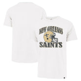 New Orleans Saints '47 Overrun Franklin Throwback T-Shirt Cream | 47 brand