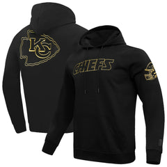 Kansas City Chiefs Pro Standard Classic Chenille Pullover Hoodie Black | NFL