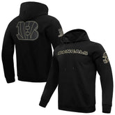 Cincinnati Bengals Pro Standard Classic Chenille Pullover Hoodie Black | NFL
