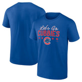 Chicago Cubs Let's Go Cubbies T-Shirt - MLB