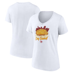 Cincinnati Reds Women's Chili V-Neck T-Shirt - MLB