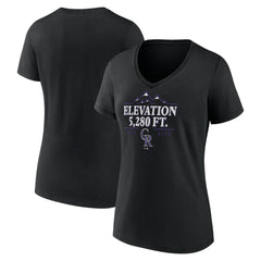 Colorado Rockies Women's Elevation V-Neck T-Shirt - MLB