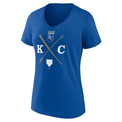 Kansas City Royals Women's KC Local V-Neck T-Shirt - MLB