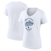 Los Angeles Dodgers Women's West Coast Baseball V-Neck T-Shirt - MLB