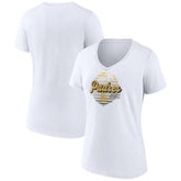 San Diego Padres Women's Palm Trees V-Neck T-Shirt - MLB