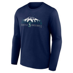 Seattle Mariners Mountains Long Sleeve T-Shirt - MLB