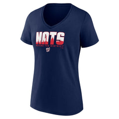 Washington Nationals Women's Defend the District V-Neck T-Shirt - MLB