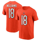 Caleb Williams Chicago Bears Name & Number T-Shirt Orange | Nike for Sale