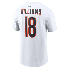 Caleb Williams Chicago Bears Name & Number T-Shirt White | Nike for Sale