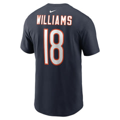 Caleb Williams Chicago Bears Youth Fuse Name & Number T-Shirt Navy | Nike for Sale