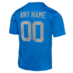Detroit Lions Youth Alternate Custom Game Jersey Blue | Nike for Sale