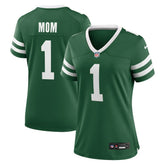New York Jets Women's #1 Mom Game Jersey Legacy Green | Nike for Sale