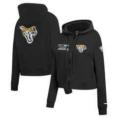 Jacksonville Jaguars Pro Standard Women's Split Logo Full-Zip Hoodie Black | NFL