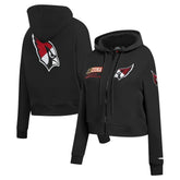 Arizona Cardinals Pro Standard Women's Split Logo Full-Zip Hoodie Black | NFL