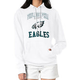 Philadelphia Eagles G-III 4Her by Carl Banks Women's Team Logo Graphic Fleece Tri-Blend Pullover Hoodie White | NFL