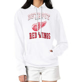 Detroit Red Wings G-III 4Her by Carl Banks Women's Team Logo Tri-Blend Fleece Pullover Hoodie - White - NHL