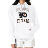 Philadelphia Flyers G-III 4Her by Carl Banks Women's Team Logo Tri-Blend Fleece Pullover Hoodie - White - NHL