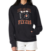 Philadelphia Flyers G-III 4Her by Carl Banks Women's Team Logo Tri-Blend Fleece Pullover Hoodie - Black - NHL