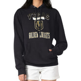 Vegas Golden Knights G-III 4Her by Carl Banks Women's Team Logo Tri-Blend Fleece Pullover Hoodie - Black - NHL