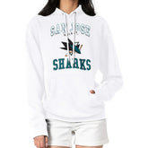 San Jose Sharks G-III 4Her by Carl Banks Women's Team Logo Tri-Blend Fleece Pullover Hoodie - White - NHL