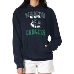 Vancouver Canucks G-III 4Her by Carl Banks Women's Team Logo Tri-Blend Fleece Pullover Hoodie - Navy - NHL