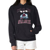 Colorado Avalanche G-III 4Her by Carl Banks Women's Team Logo Tri-Blend Fleece Pullover Hoodie - Black - NHL