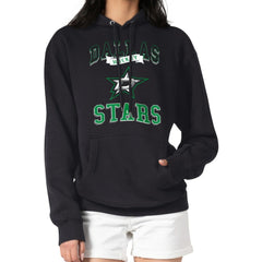 Dallas Stars G-III 4Her by Carl Banks Women's Team Logo Tri-Blend Fleece Pullover Hoodie - Black - NHL