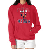 Florida Panthers G-III 4Her by Carl Banks Women's Team Logo Tri-Blend Fleece Pullover Hoodie - Red - NHL