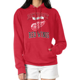 Detroit Red Wings G-III 4Her by Carl Banks Women's Team Logo Tri-Blend Fleece Pullover Hoodie - Red - NHL