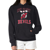 New Jersey Devils G-III 4Her by Carl Banks Women's Team Logo Tri-Blend Fleece Pullover Hoodie - Black - NHL