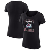 Colorado Avalanche G-III 4Her by Carl Banks Women's Super-Slim Fit Lightweight Team Logo Graphic T-Shirt - Black - NHL