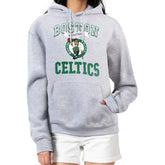 Boston Celtics G-III 4Her by Carl Banks Women's Graphic Fleece Pullover Hoodie Heather Gray - NBA