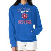 Detroit Pistons G-III 4Her by Carl Banks Women's Graphic Fleece Pullover Hoodie Blue - NBA