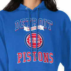 Detroit Pistons G-III 4Her by Carl Banks Women's Graphic Fleece Pullover Hoodie Blue - NBA