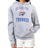 Oklahoma City Thunder G-III 4Her by Carl Banks Women's Graphic Fleece Pullover Hoodie Heather Gray - NBA