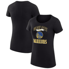 Golden State Warriors G-III 4Her by Carl Banks Women's Super-Slim Fit Lightweight Team Logo T-Shirt Black - NBA