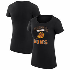 Phoenix Suns G-III 4Her by Carl Banks Women's Super-Slim Fit Lightweight Team Logo T-Shirt Black - NBA