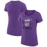 Sacramento Kings G-III 4Her by Carl Banks Women's Super-Slim Fit Lightweight Team Logo T-Shirt Purple - NBA