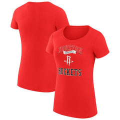 Houston Rockets G-III 4Her by Carl Banks Women's Super-Slim Fit Lightweight Team Logo T-Shirt Red - NBA