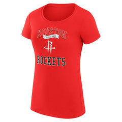 Houston Rockets G-III 4Her by Carl Banks Women's Super-Slim Fit Lightweight Team Logo T-Shirt Red - NBA