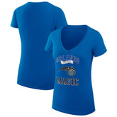 Orlando Magic G-III 4Her by Carl Banks Women's Super-Slim Fit Lightweight Team Logo V-Neck T-Shirt Blue - NBA